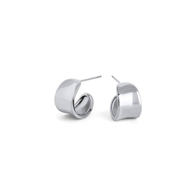 Satin Curve Earrings