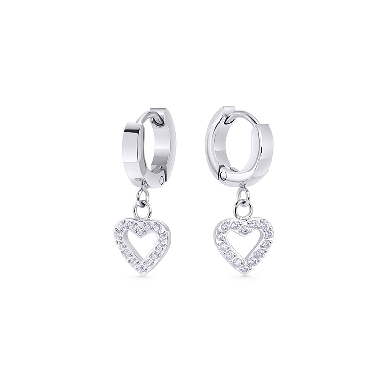 Heart Beam Earrings