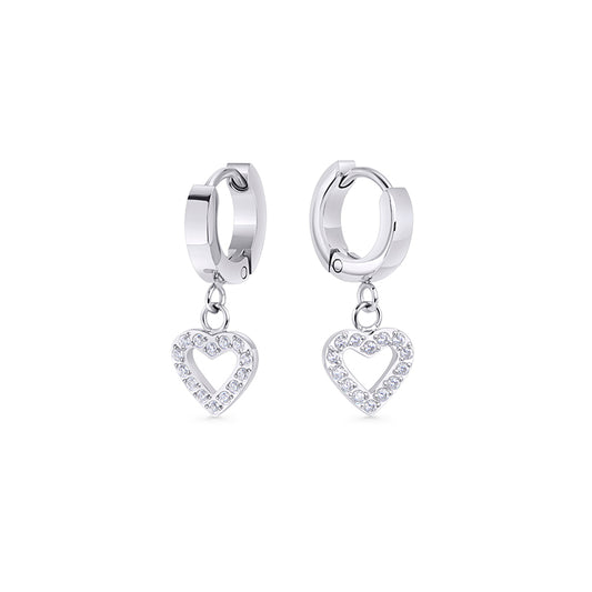Heart Beam Earrings