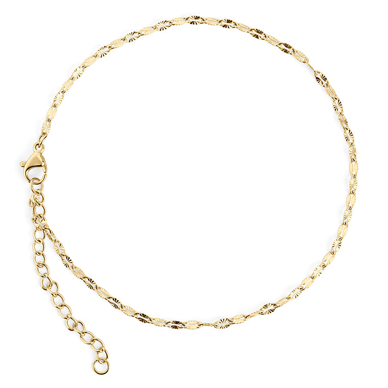 Crystal Edge Anklet